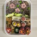 ma___111's cooksnap of when they made お弁当に！ストローで＊お花ウインナー＊.