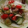 ポポポポポフィ〜♡'s cooksnap of when they made アレンジ素麺☆ツナトマきゅうりそうめん.
