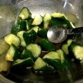 makopi6's cooksnap of when they made ☆我が家のやみつききゅうり☆.