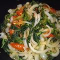 クック5T7Z23☆'s cooksnap of when they made 春菊消費！美味しい春菊炒め.
