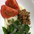 ﾌﾞﾚﾝﾀﾞ's cooksnap of when they made パクチー納豆♡ぶっかけうどん♡.