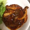 H♡S's cooksnap of when they made 簡単☆煮込みハンバーグ.