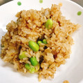 ぱんだ170071's cooksnap of when they made 枝豆と海苔の佃煮の混ぜご飯♪おにぎりにも.