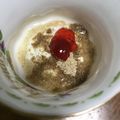 V666's cooksnap of when they made ヨーグルトに！イチゴときなこ！？.