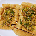 ikamama's cooksnap of when they made さっと作れる◆油揚げのねぎだれかけ.