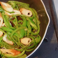 kazuryomam's cooksnap of when they made 簡単副菜☆ピーマンとちくわのきんぴら.