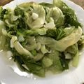 nabeo_mio_'s cooksnap of when they made 材料はレタスとニンニクのみ！レタス炒め.