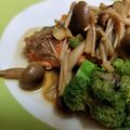 zeimama's cooksnap of when they made にんにく香る♪サーモンムニエル☆.