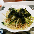 ちー坊0107's cooksnap of when they made きゅうりともやしのナムル.