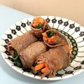 ☆pinon☆'s cooksnap of when they made リメイクお弁当❀ローストビーフで野菜巻き.