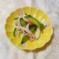 yesmama's cooksnap of when they made 長芋・きゅうりと蒲鉾の酢の物♪.