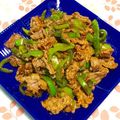 にきけん's cooksnap of when they made なんちゃって青椒肉絲.