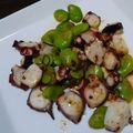 缶チュー's cooksnap of when they made タコとソラマメのアンチョビー炒め.
