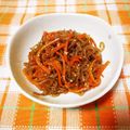 ﾁｲﾁｬﾝﾏﾏ's cooksnap of when they made ゴボウ無し☆人参と糸こんにゃくのきんぴら.