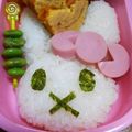 食いしん坊仁美's cooksnap of when they made 超簡単キャラ弁♡ミッフィー小さめ弁当.