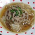 ここみ☆ゆりあママ's cooksnap of when they made れんこんと白菜の煮物.