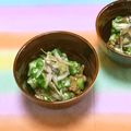 おはなすき's cooksnap of when they made オクラ納豆茗荷塩昆布の和え物.