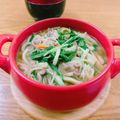 cocomammy_'s cooksnap of when they made ごぼうとキノコの豚バラ味わいスープ.