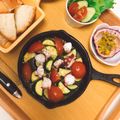 のんちごはん♡'s cooksnap of when they made ミニトマトとズッキーニのアヒージョ.