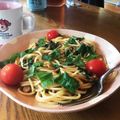 ゆたれぽ's cooksnap of when they made ツナとトマト、ほうれん草の冷製パスタ.