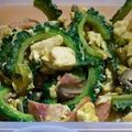 apyu's cooksnap of when they made 我が家の簡単ゴーヤチャンプルー.