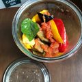 クックU0RZND☆'s cooksnap of when they made 夏野菜のトマト酢和え.