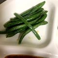 うなちゃん！'s cooksnap of when they made 凍ったまま～レンジで冷凍いんげんのソテー.
