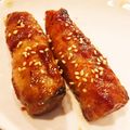 haino☆'s cooksnap of when they made 茄子の豚巻き照り焼き♪.