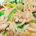 とな吉's cooksnap of when they made 豚こま肉のチンジャオロース.