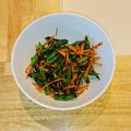 にゃにゃ7にゃ's cooksnap of when they made 栄養逃さない！超簡単いんげんの胡麻和え＊.