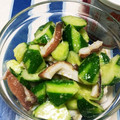 てるあけ's cooksnap of when they made たこ きゅうりの中華和えきゅうり大量消費.