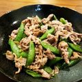 chotako's cooksnap of when they made スナップえんどうと豚肉のポン酢炒め.