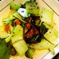 シシュポス's cooksnap of when they made 青梗菜の梅肉塩昆布和え.