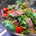 ♪きっとんとん♪'s cooksnap of when they made 超簡単♪牛ステーキ肉と春菊のサラダ風.
