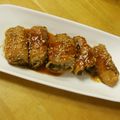 ぽりぽり拓庵's cooksnap of when they made 味付け簡単☆茄子の豚バラ巻き.