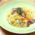 YUH♡ママ's cooksnap of when they made コーンスープの素使用☆ワンポットパスタ.