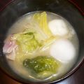 ♡スヌーピーZ♡'s cooksnap of when they made 冬野菜でほっこり☆里芋と白菜の味噌汁.