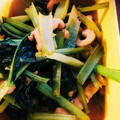 しのちん♡'s cooksnap of when they made 小松菜と薄上げの和え物.