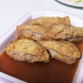 エマリア1226's cooksnap of when they made チーズトロ〜油揚げでひき肉を包んで袋煮♡.