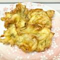 はらぺこしろうさぎ's cooksnap of when they made 玉ねぎとめかぶのかき揚げ.