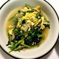 妻はベトナム人's cooksnap of when they made ほうれん草とツナ缶のサッと卵とじ.
