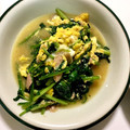 妻はベトナム人's cooksnap of when they made ほうれん草とツナ缶のサッと卵とじ.