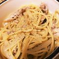 yukaaa0716's cooksnap of when they made 簡単！ワンパン塩パスタ.