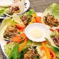 わか★'s cooksnap of when they made 鶏の味噌焼きサニーレタス包み♪.