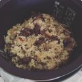 ゆずなっつ✩'s cooksnap of when they made 安い牛こまで！牛ゴボウ炊き込みご飯^ ^.