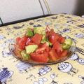 S72☆'s cooksnap of when they made 超簡単！アボカドとトマトのフレンチサラダ.