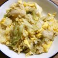 noco77's cooksnap of when they made レタスとたまごのチャーハン.