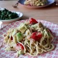 Hagumi13's cooksnap of when they made アボカドとサーモンの冷製パスタ☆.
