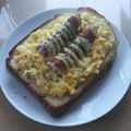 ラリー＆サラ's cooksnap of when they made コッペリア風　たまごトースト.