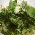 まっちぃなー's cooksnap of when they made ＊わさポン＊おくらの青海苔チーズ焼き.